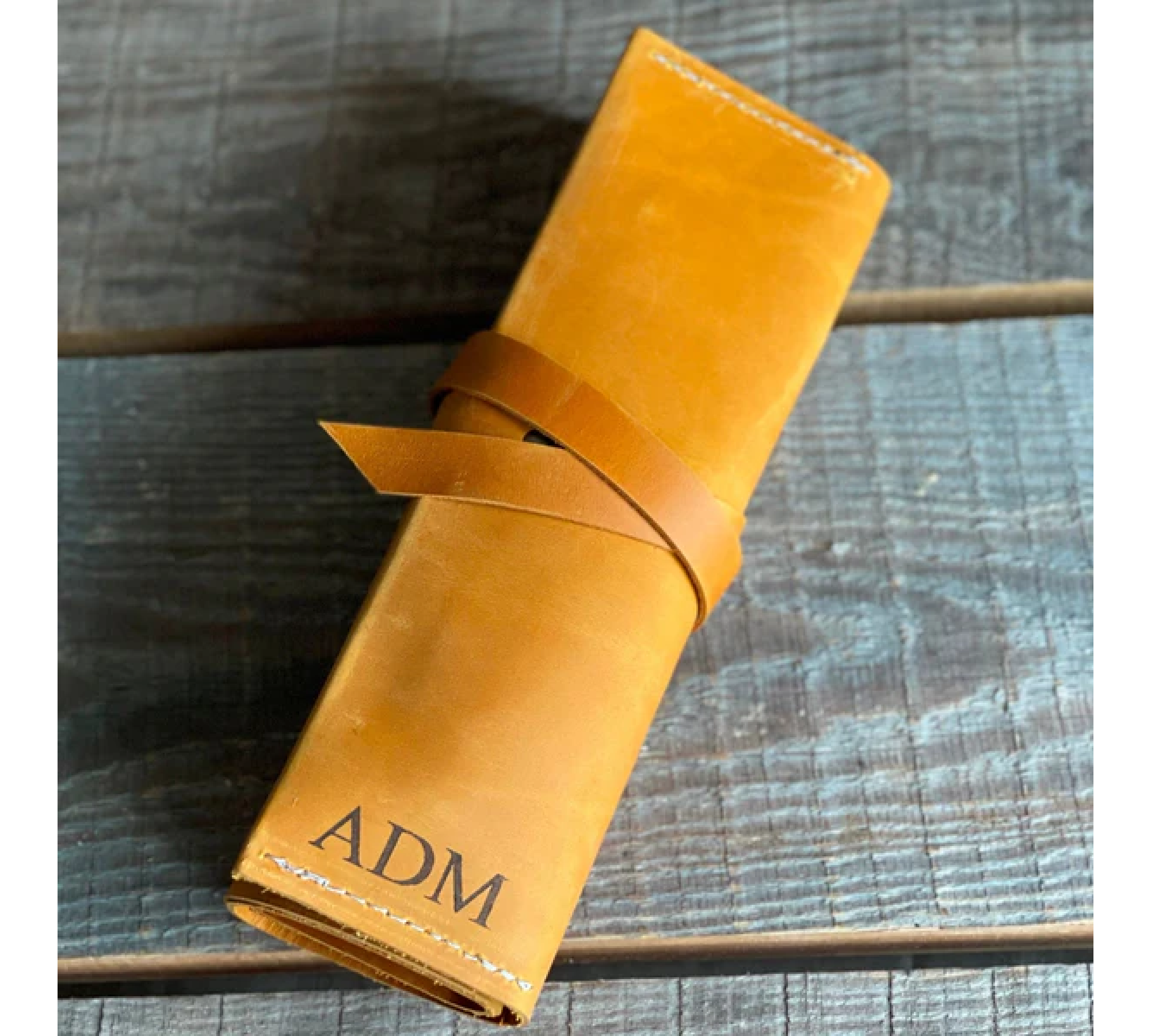 Leather Pencil Roll Case
