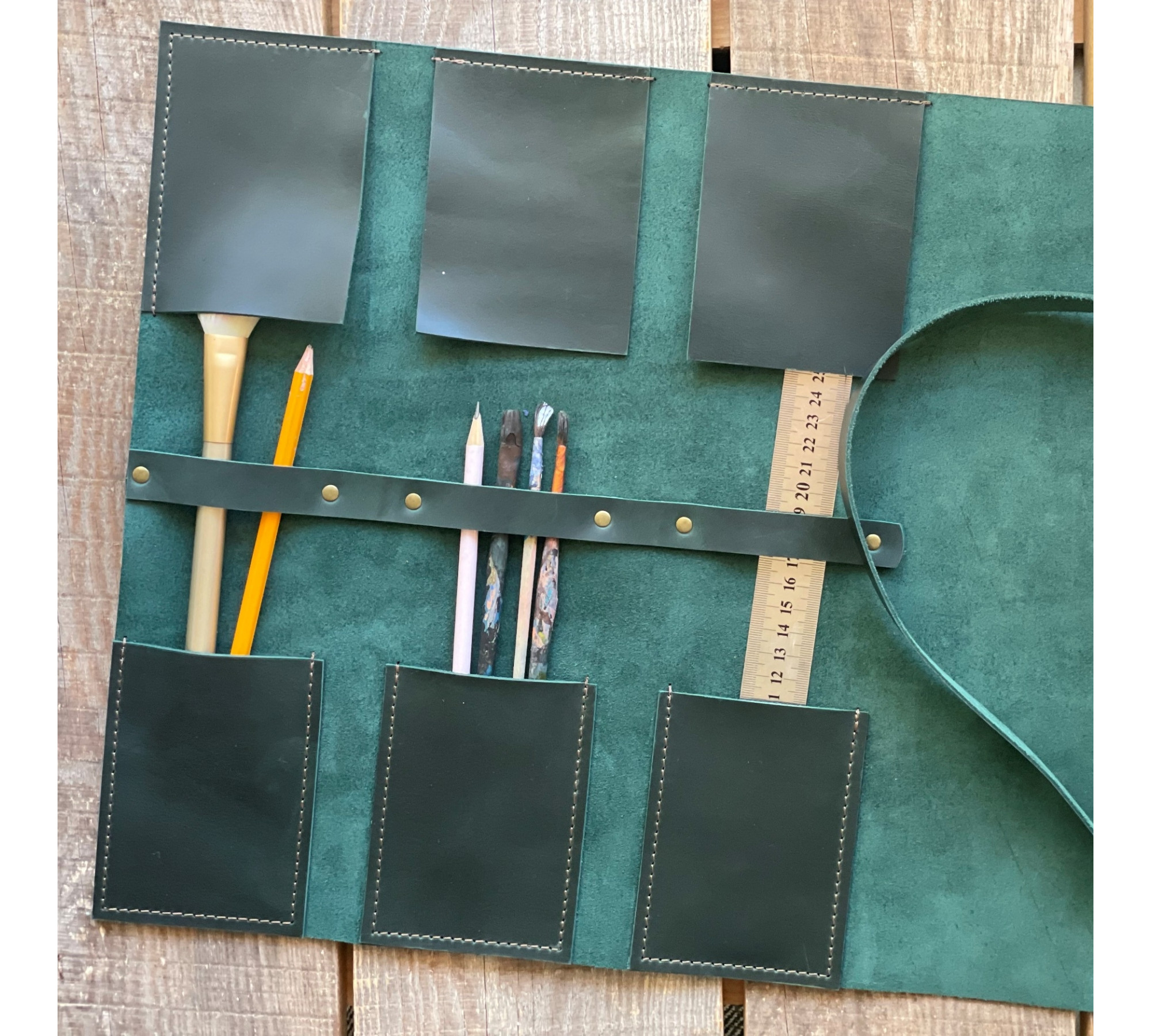 Elevate Your Artistry with Leather Paint Brush Accessories