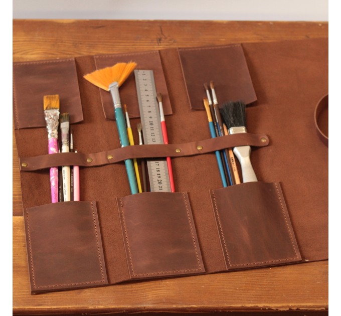 Elevate Your Artistry with Leather Paint Brush Accessories