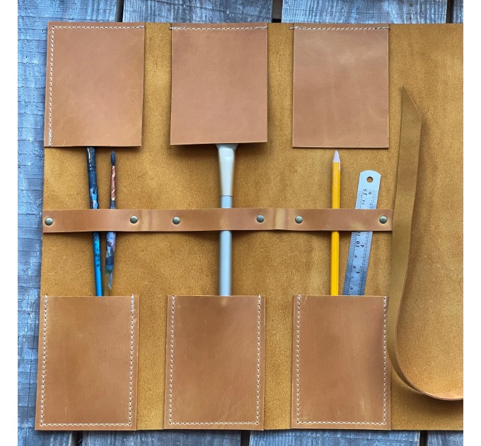 Elevate Your Artistry with Leather Paint Brush Accessories