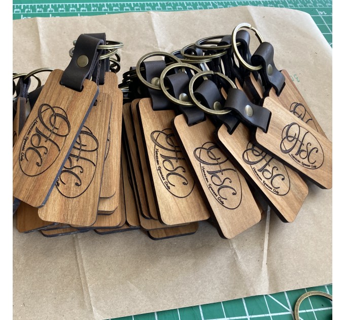 Elevate Your Style with Wooden  Engraved Keychains