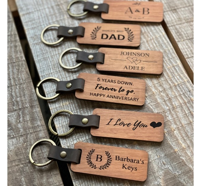 Elevate Your Style with Wooden  Engraved Keychains