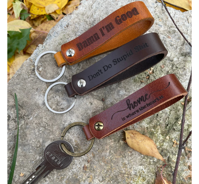 Personalized Leather Keychains - Unique Gifts for Every Occasion