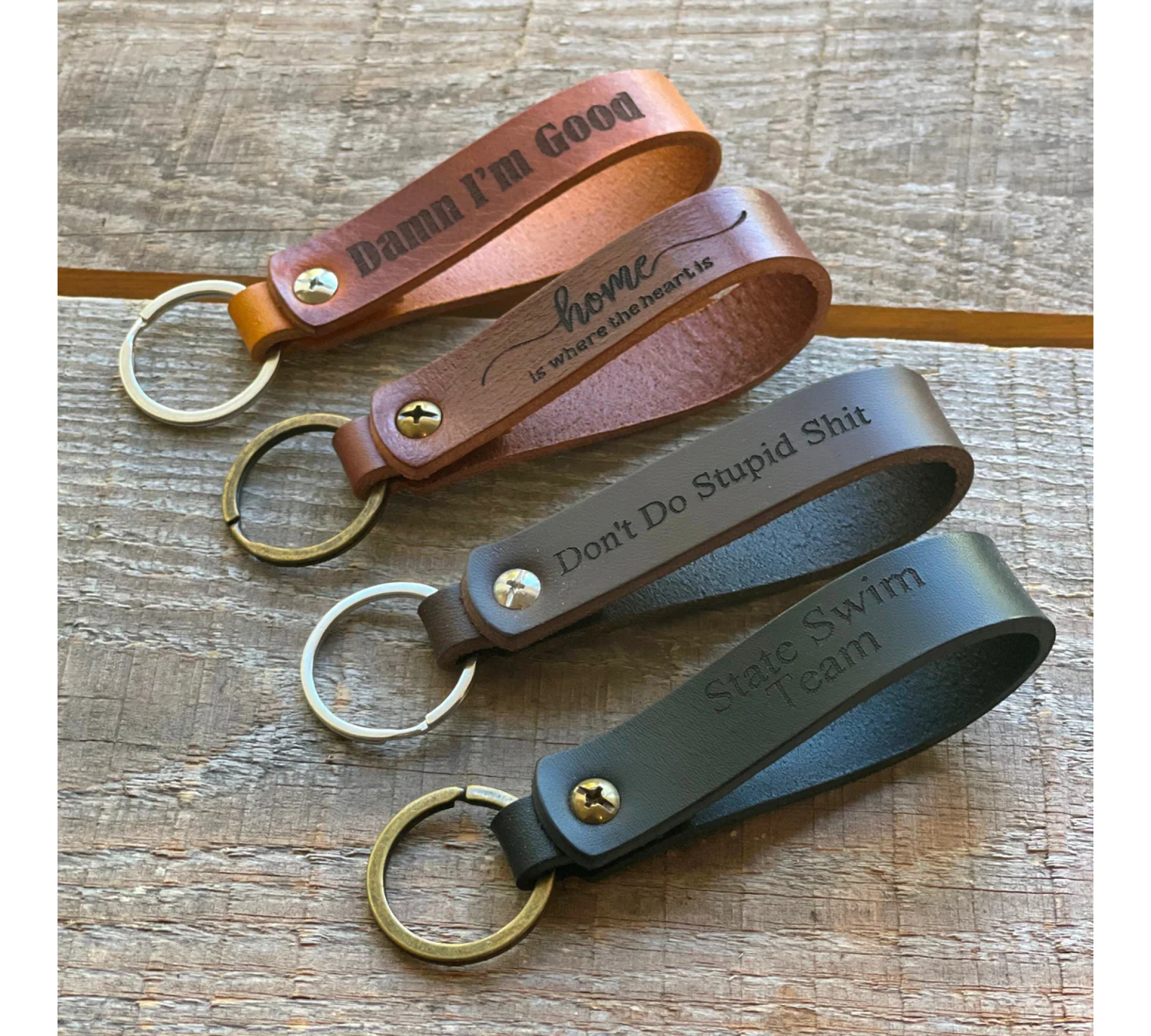 Personalized Leather Keychains - Unique Gifts for Every Occasion