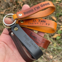 Elegant personalized leather keychain – a unique and versatile accessory