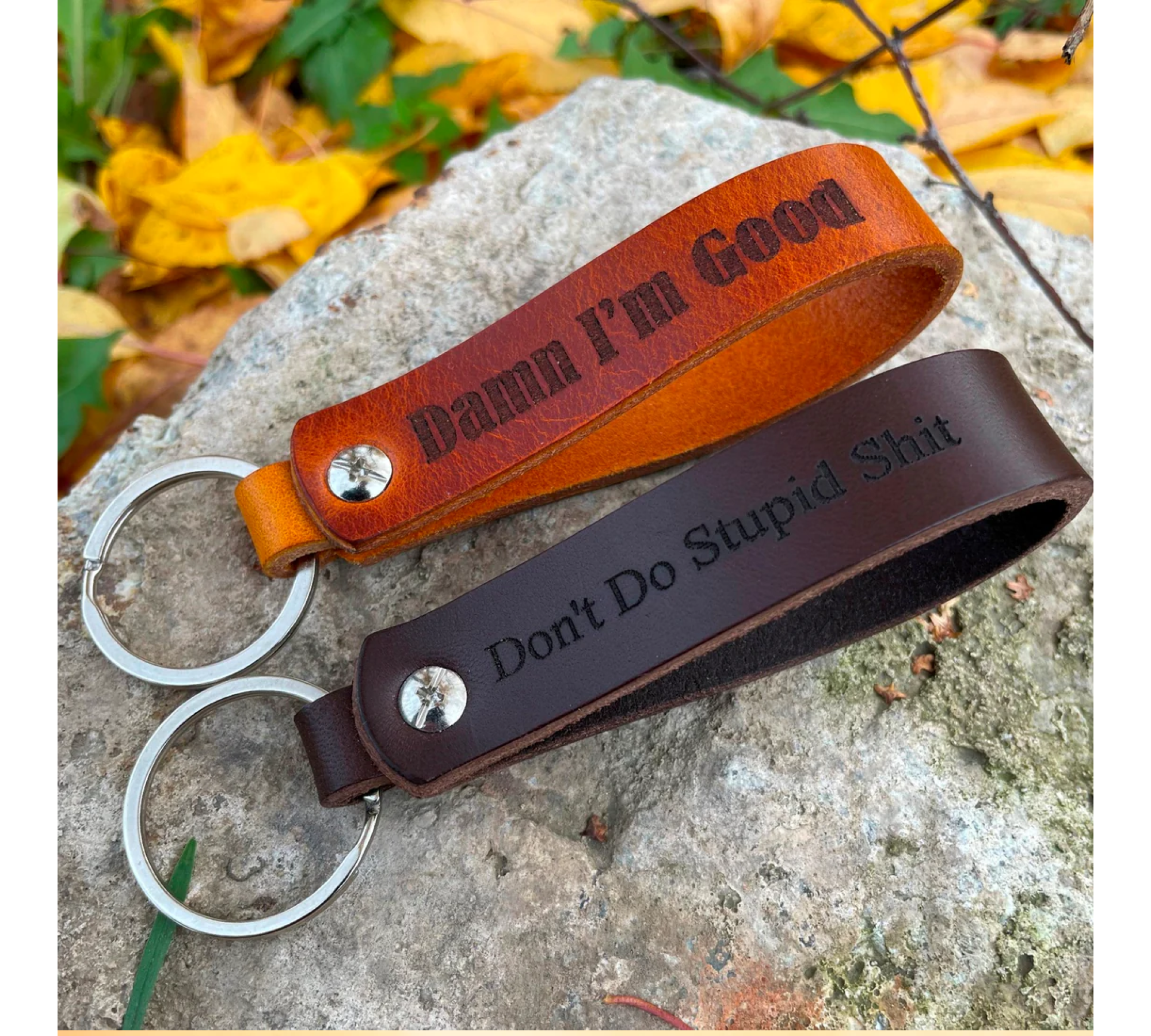 Personalized Leather Keychains - Unique Gifts for Every Occasion