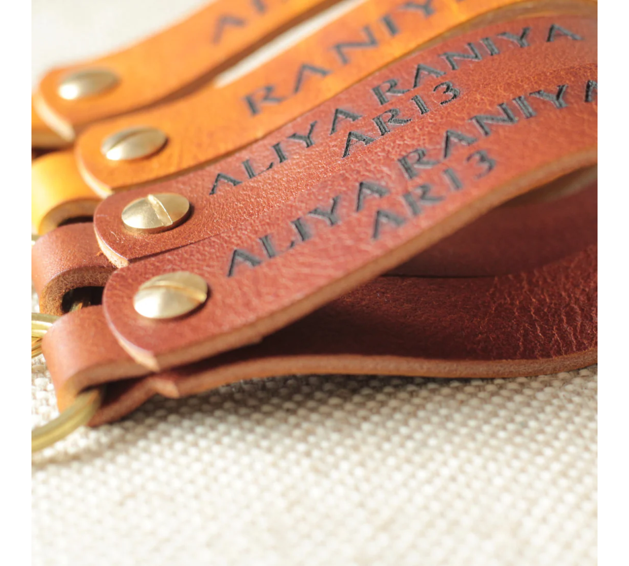 Personalized Leather Keychains - Unique Gifts for Every Occasion