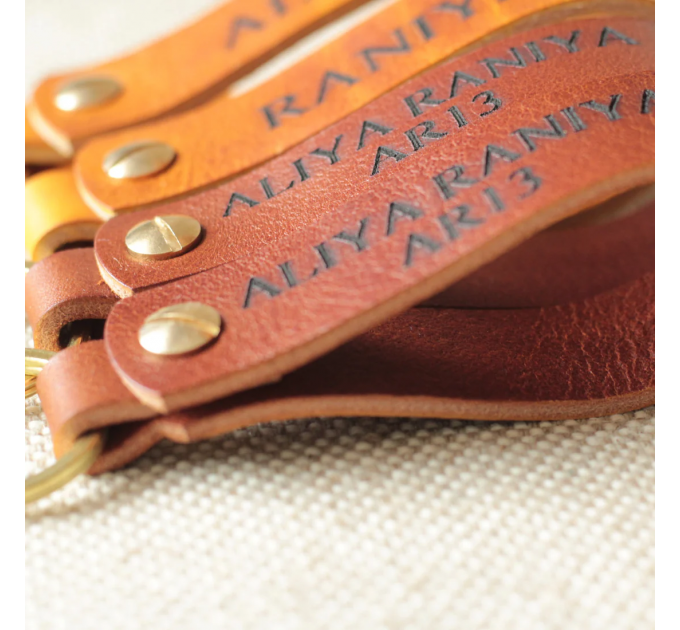 Personalized Leather Keychains - Unique Gifts for Every Occasion