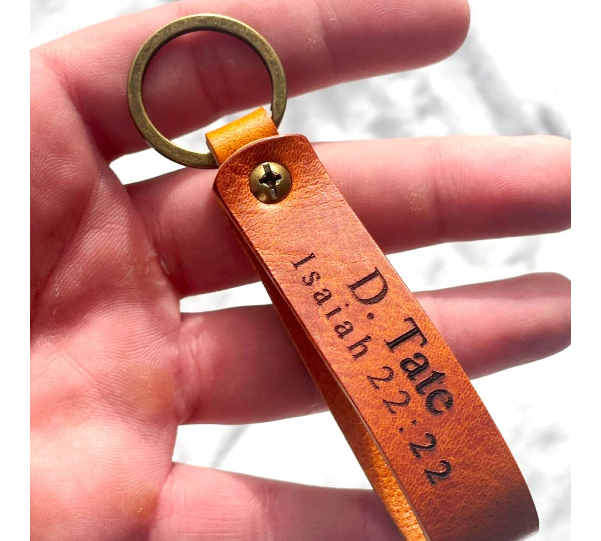 Personalized Leather Keychains - Unique Gifts for Every Occasion