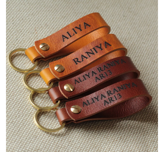 Personalized Leather Keychains - Unique Gifts for Every Occasion