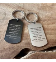  Personalized Stainless Steel Keychains