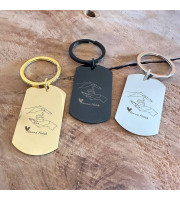  Personalized Stainless Steel Keychains