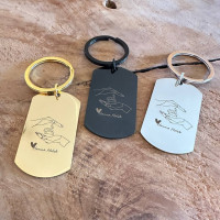  Personalized Stainless Steel Keychains