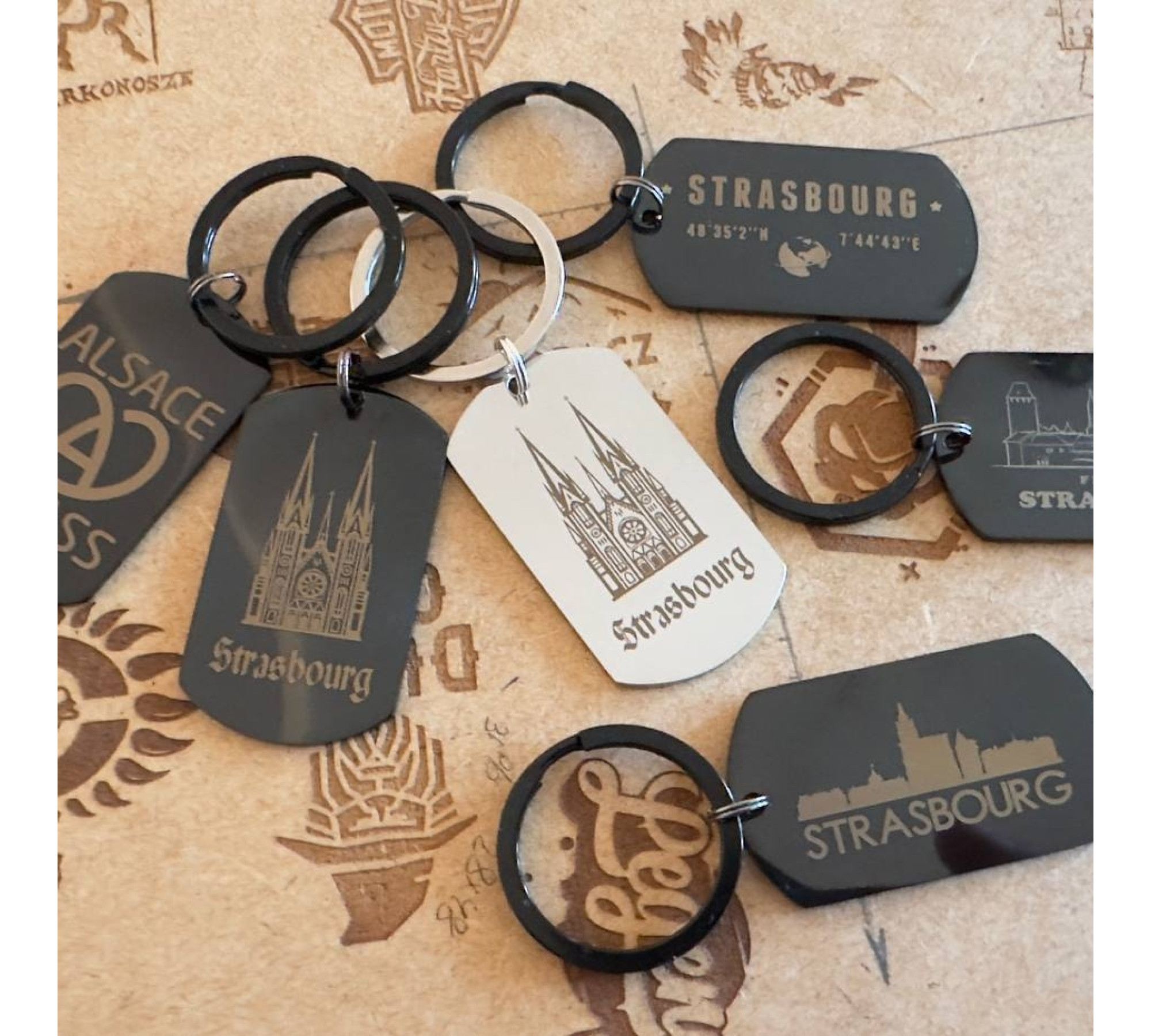 Custom Stainless Steel Keychains