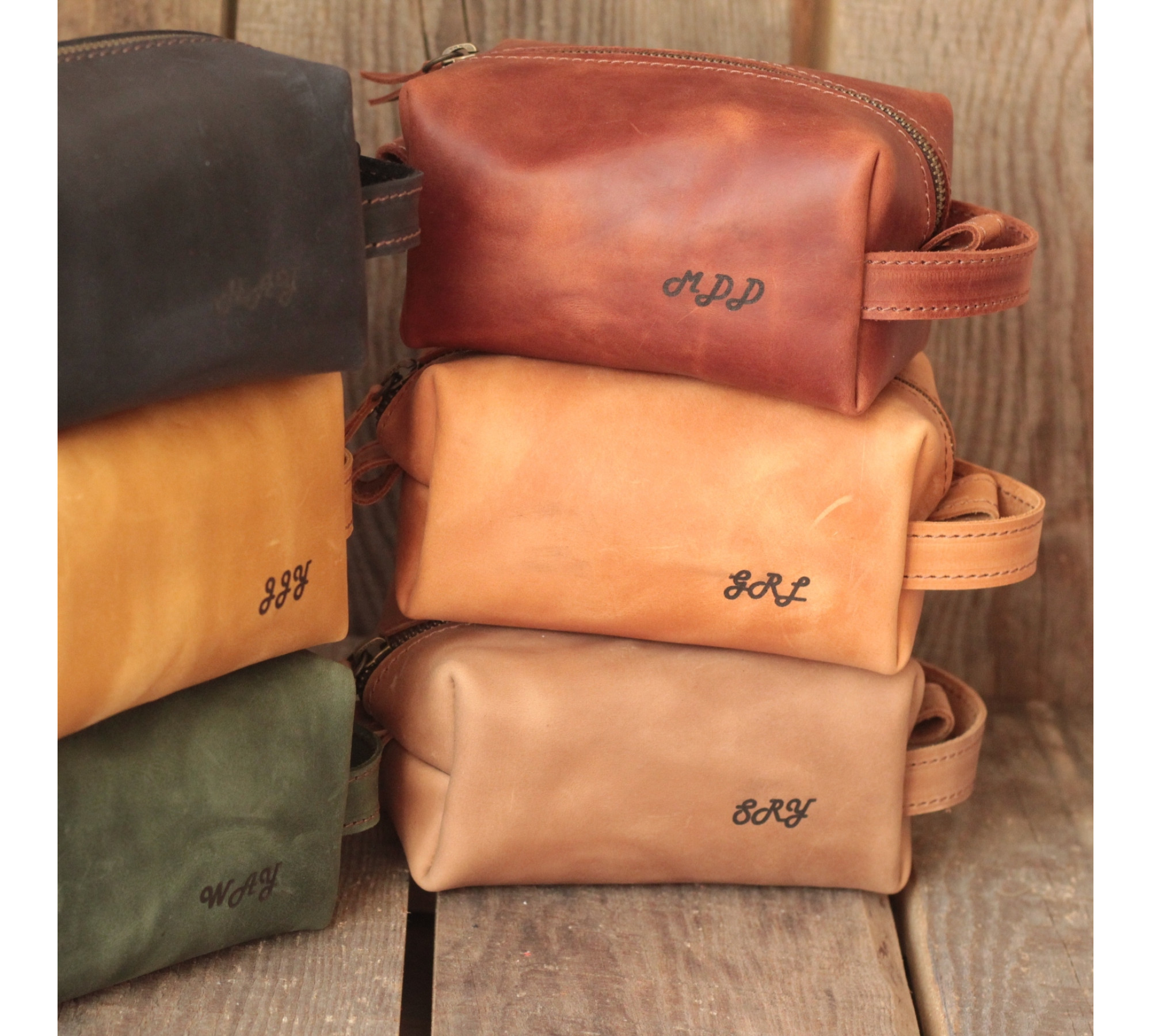 Leather Dopp Kits for Stylish Travelers
