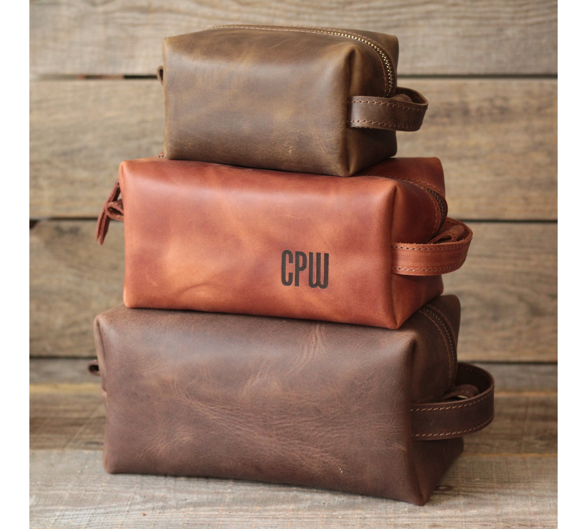 Leather Dopp Kits for Stylish Travelers