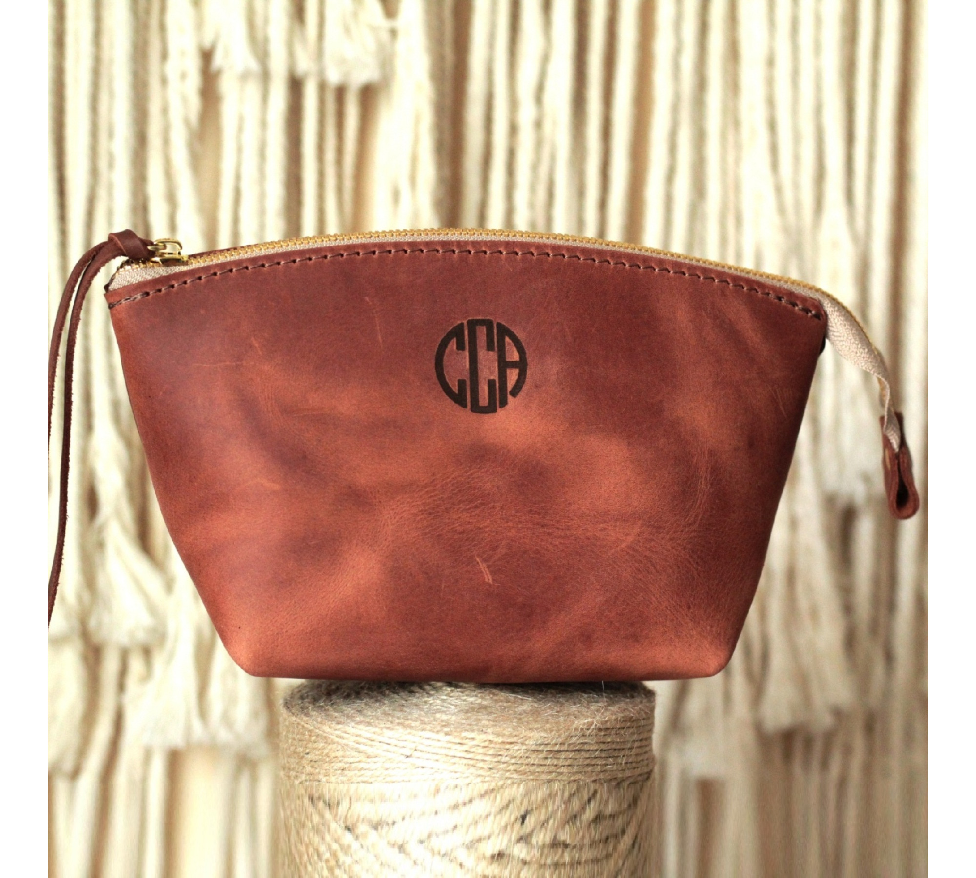 Chic Leather Cosmetic Bags 