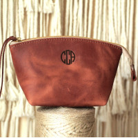 Leather Cosmetic Bag