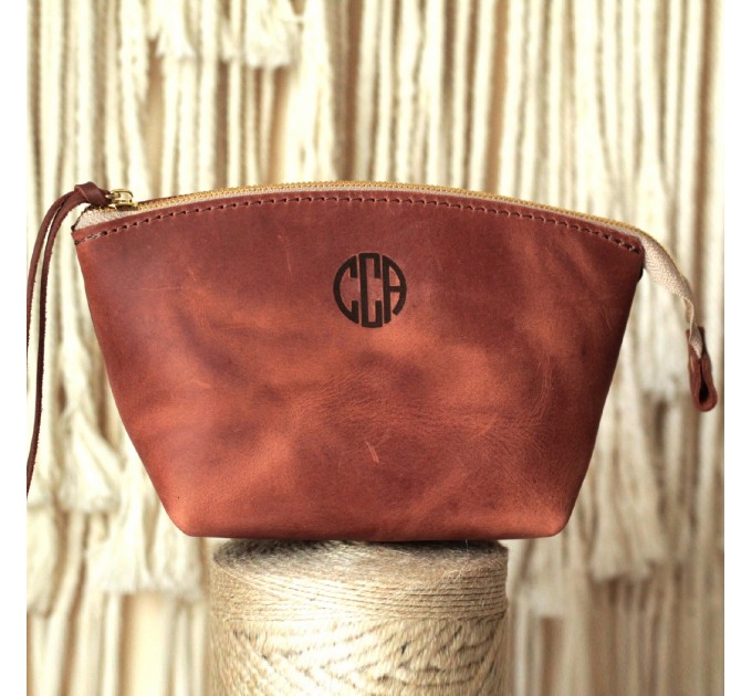 Chic Leather Cosmetic Bags 