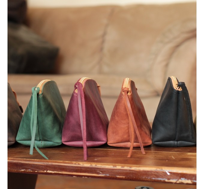 Chic Leather Cosmetic Bags 