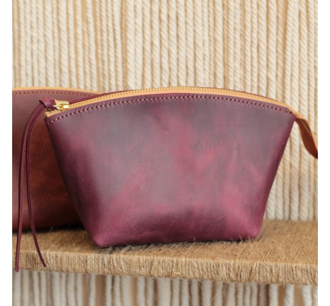 Chic Leather Cosmetic Bags 