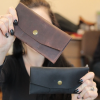 Women's Leather Wallet – Handmade Classic Purse
