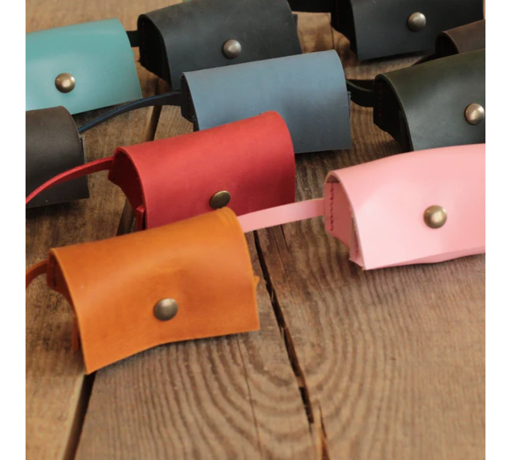 Leather Dog Poop Bag Dispenser - Stylish and Practical