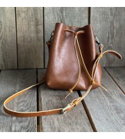 Leather Bucket Bag