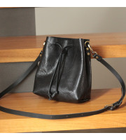 Leather Bucket Bag