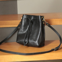 Leather Bucket Bag
