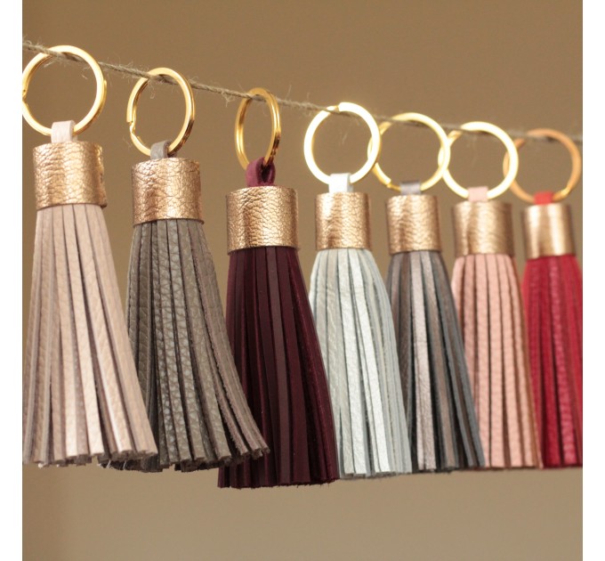 Perfect Leather Tassel Keychain - Elevate Your Style