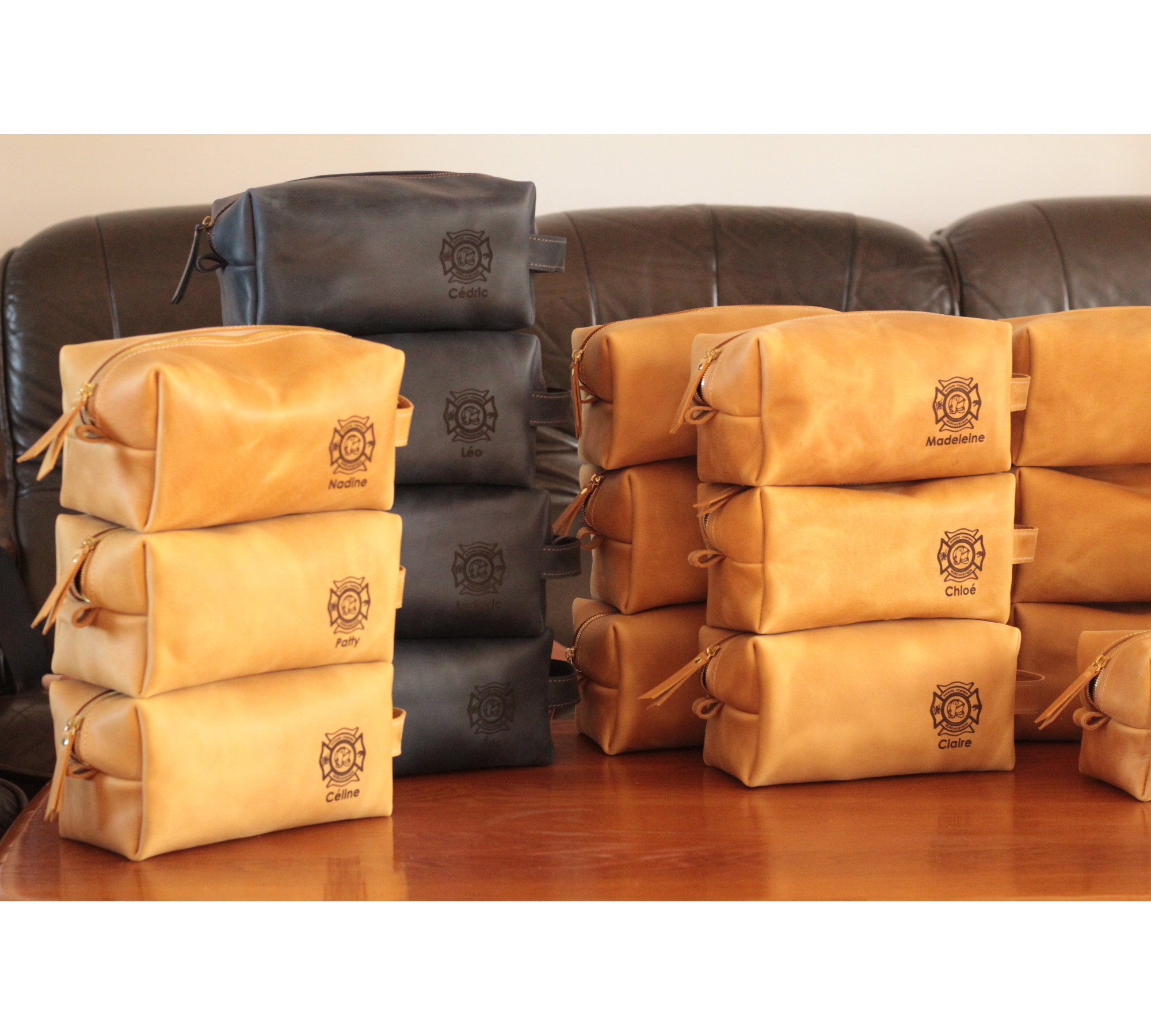 Men's Leather Toiletry Case
