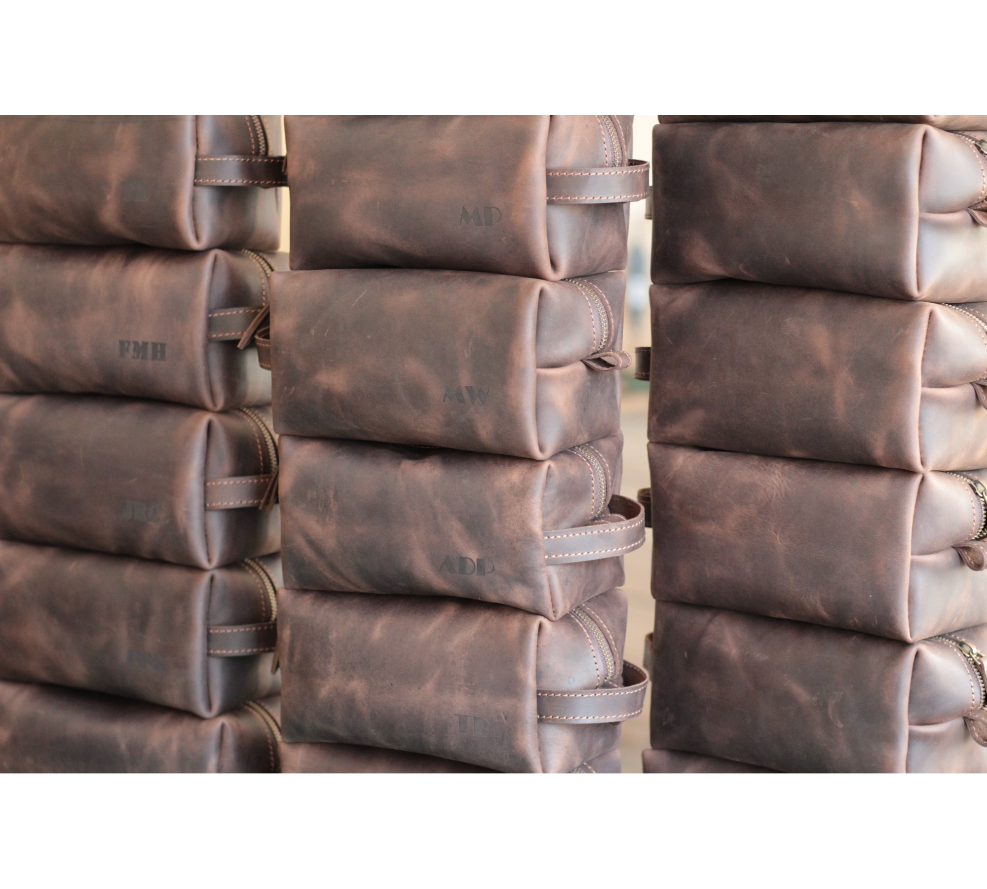 Men's Leather Toiletry Case
