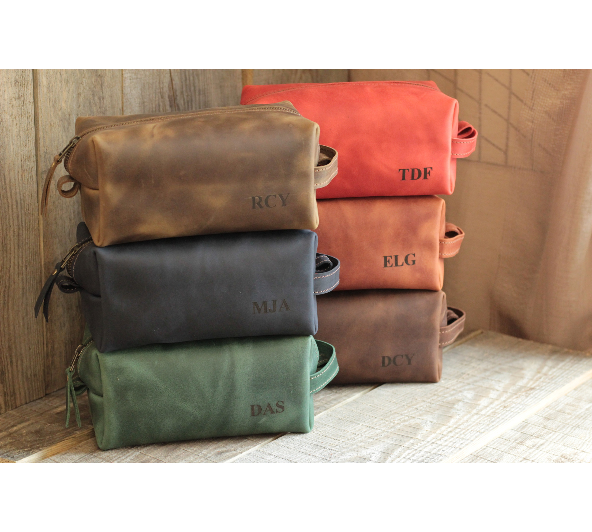 Women's Leather Toiletry Bag
