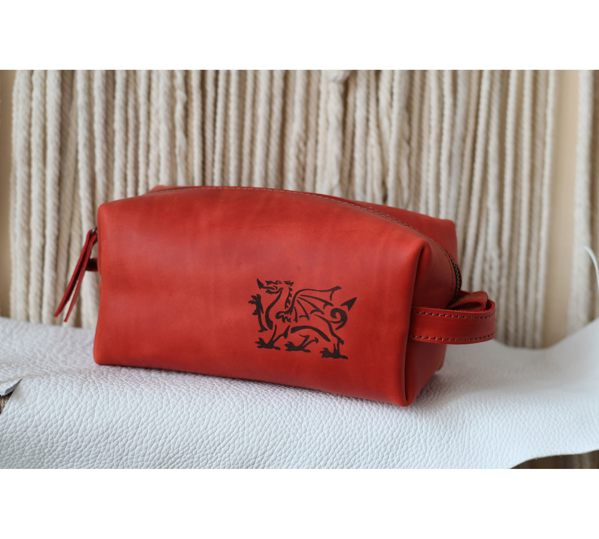 Women's Leather Toiletry Bag
