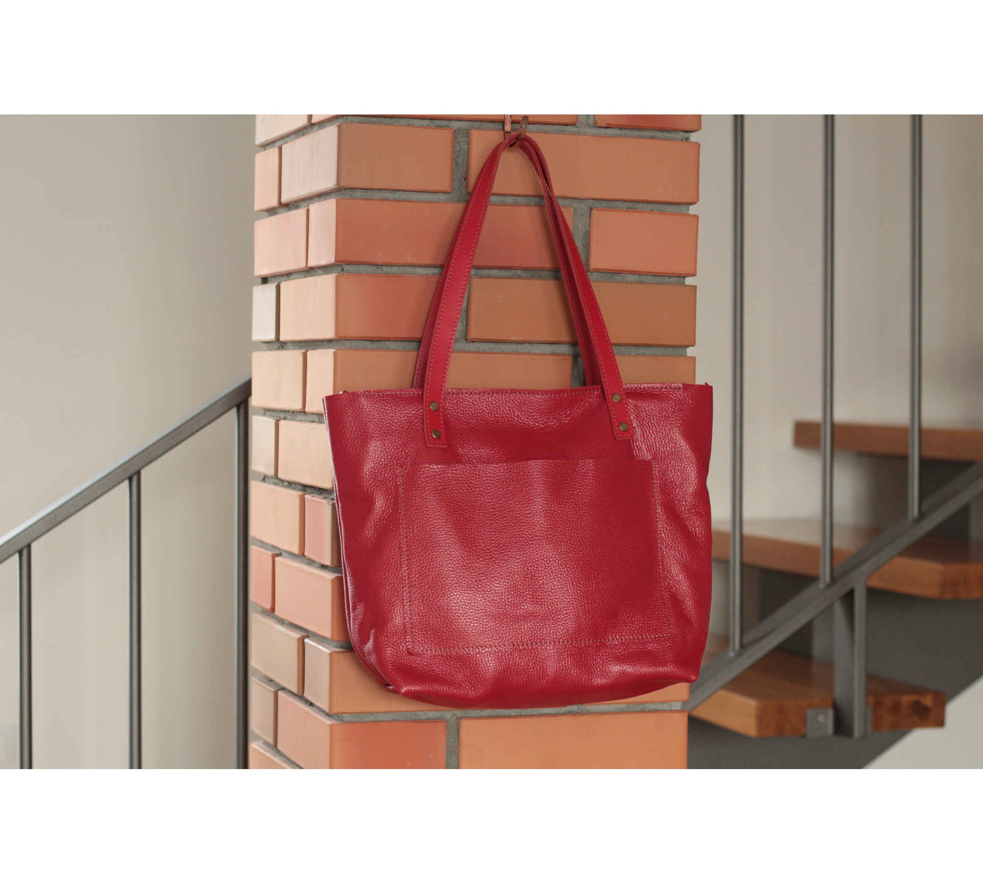 Soft Italian Leather Tote Bag
