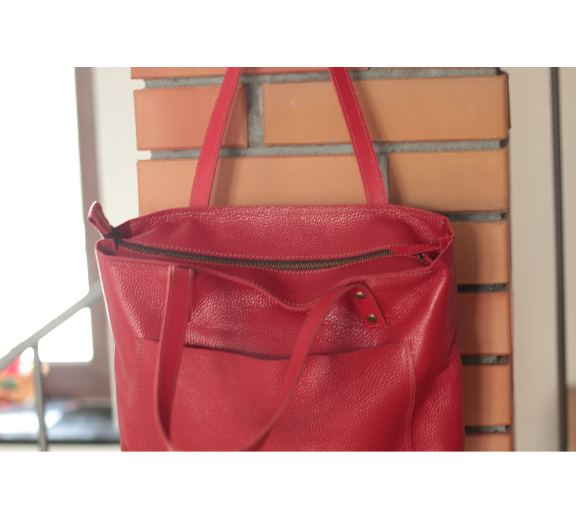 Soft Italian Leather Tote Bag
