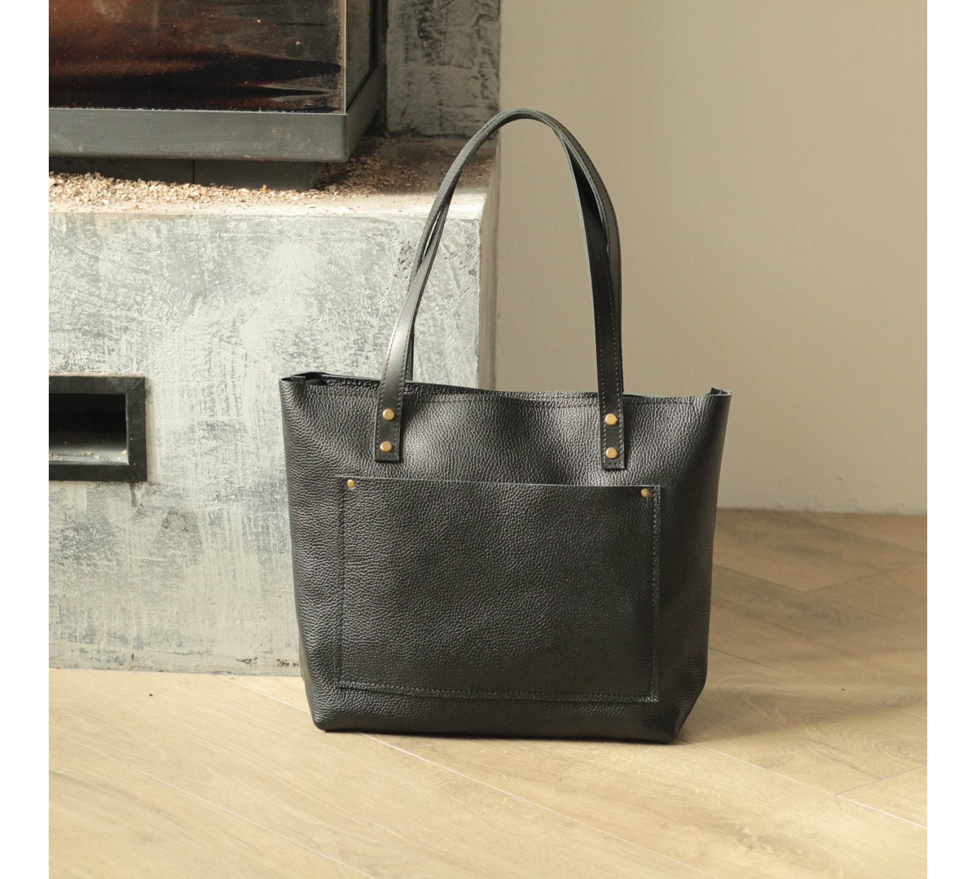 Soft Italian Leather Tote Bag
