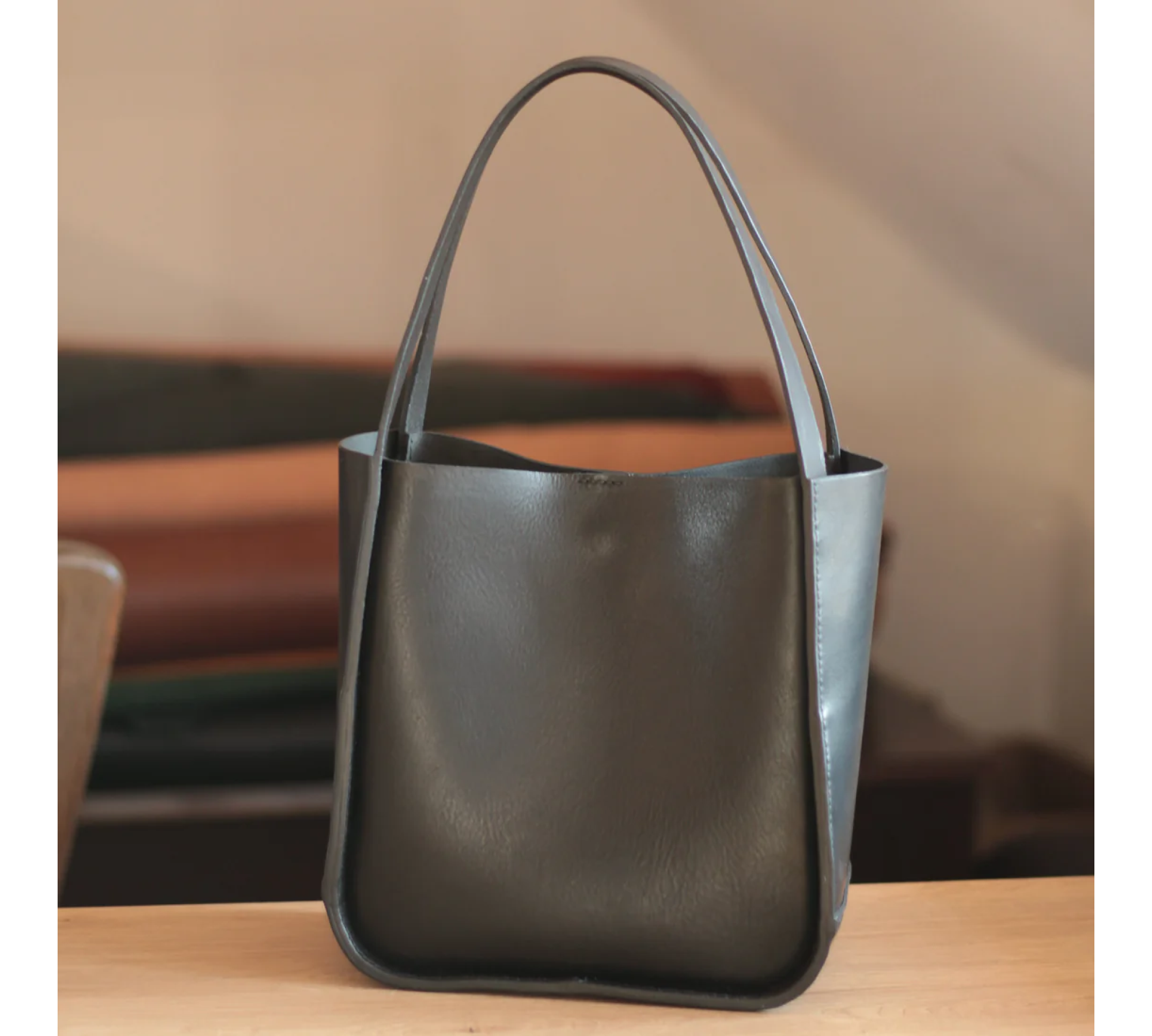 Handmade Italian Leather Tote Bag