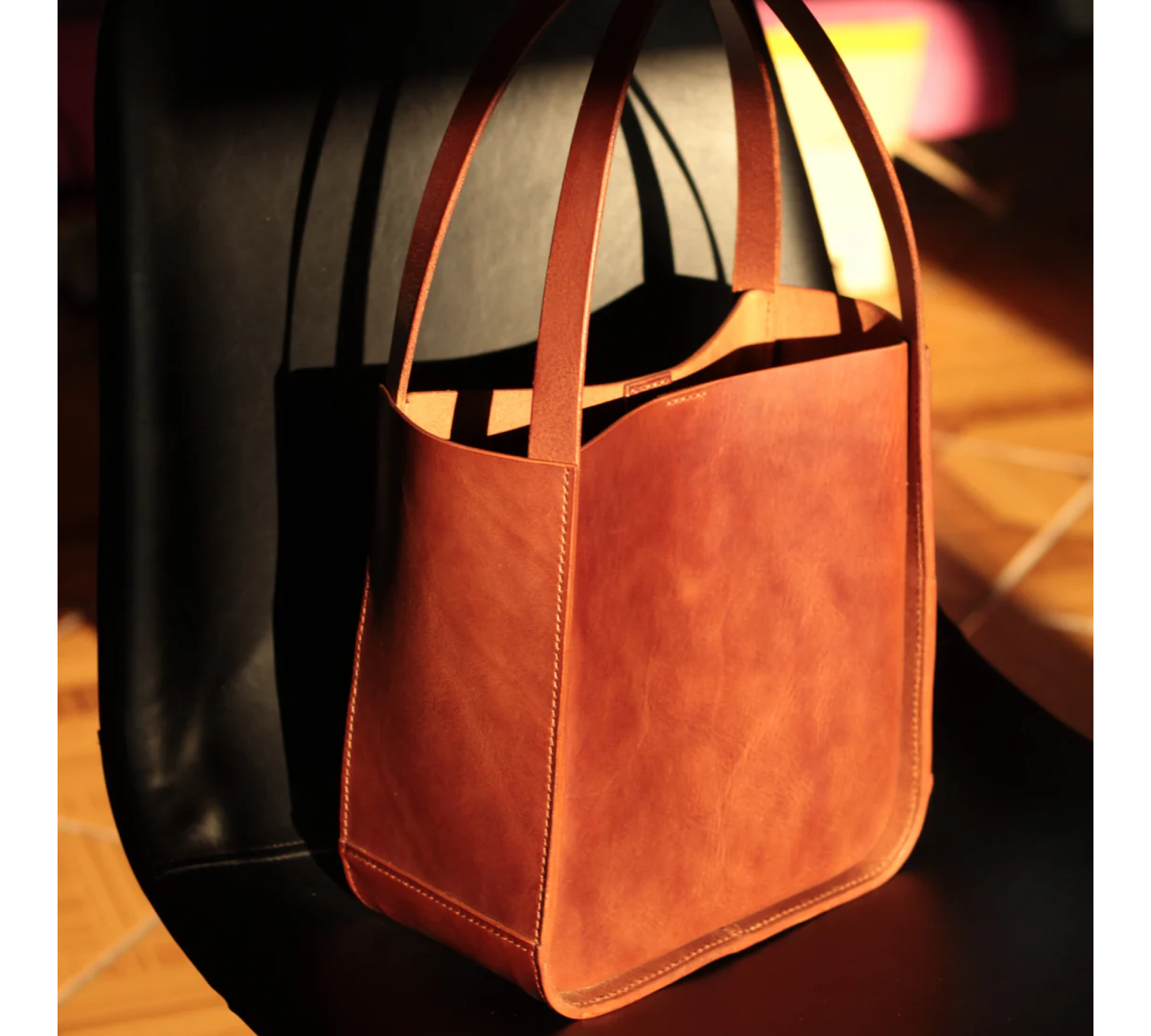 Handmade Italian Leather Tote Bag