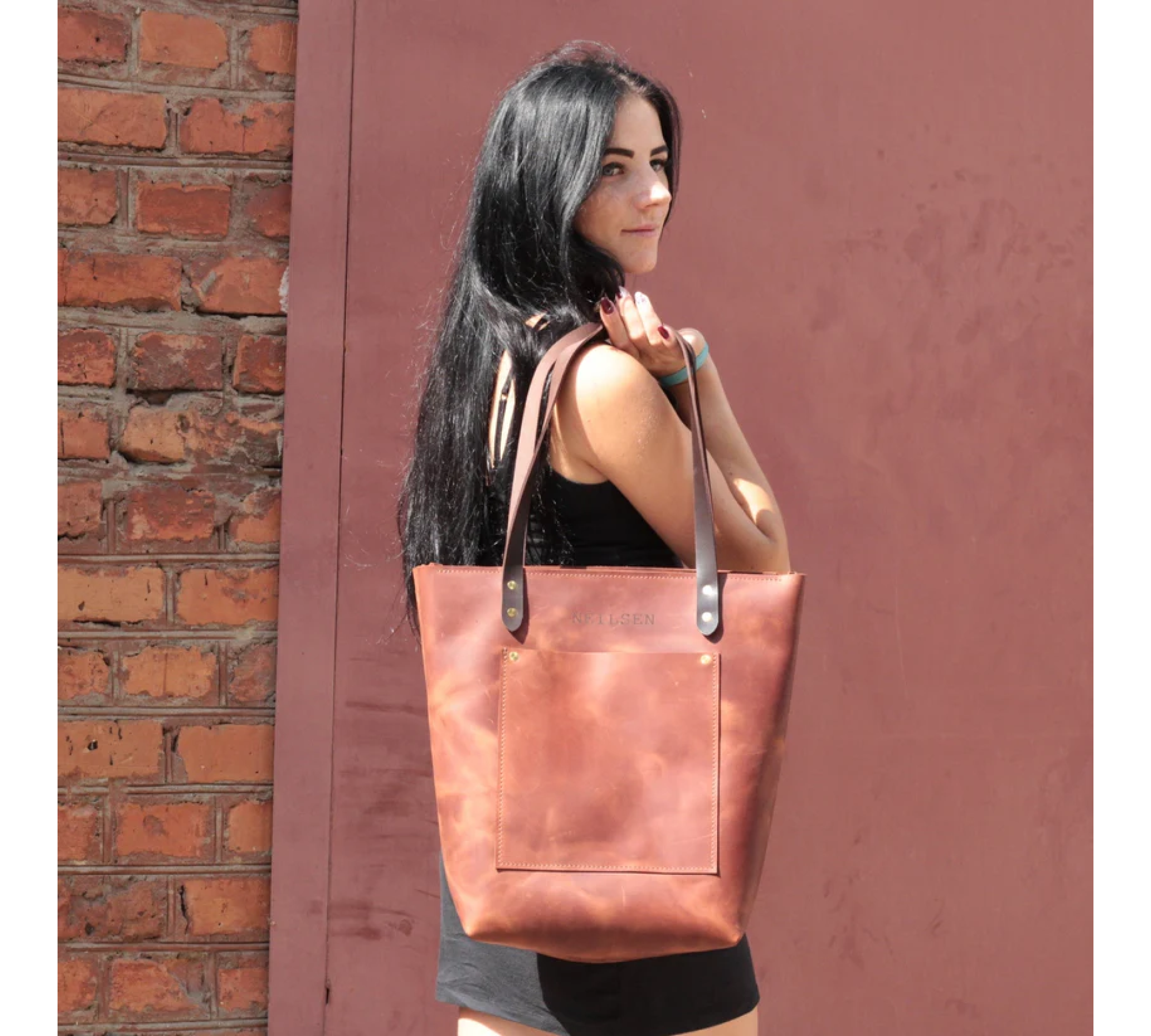Large Leather Tote Bag Handmade | Maximum Capacity Leather Tote