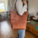 Large Leather Tote Bag Handmade | Maximum Capacity Leather Tote
