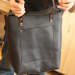 Large Leather Tote Bag Handmade | Maximum Capacity Leather Tote
