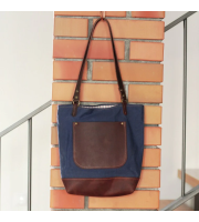 Waxed Canvas and Leather Bag 