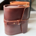 Hand-Stitched Italian Leather Crossbody Bag
