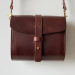 Hand-Stitched Italian Leather Crossbody Bag
