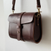 Hand-Stitched Italian Leather Crossbody Bag
