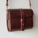 Hand-Stitched Italian Leather Crossbody Bag
