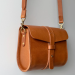 Hand-Stitched Italian Leather Crossbody Bag
