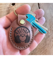 Leather AirTag Holder